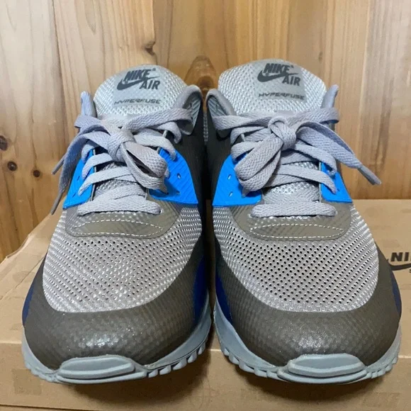 2011 Nike air max 90 hyperfuse premium midnight fog blue glow